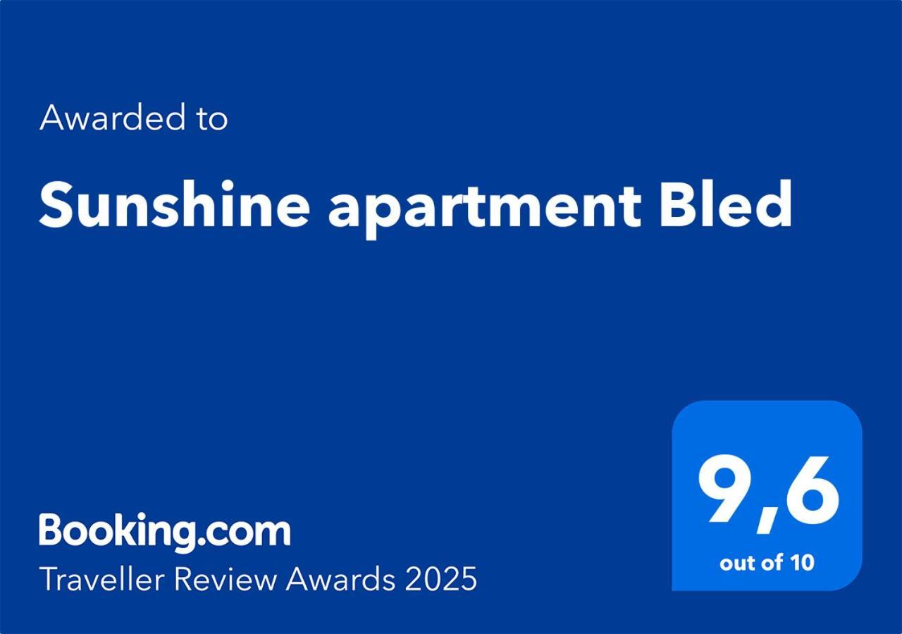 Sunshine Apartment Bled Eksteriør bilde